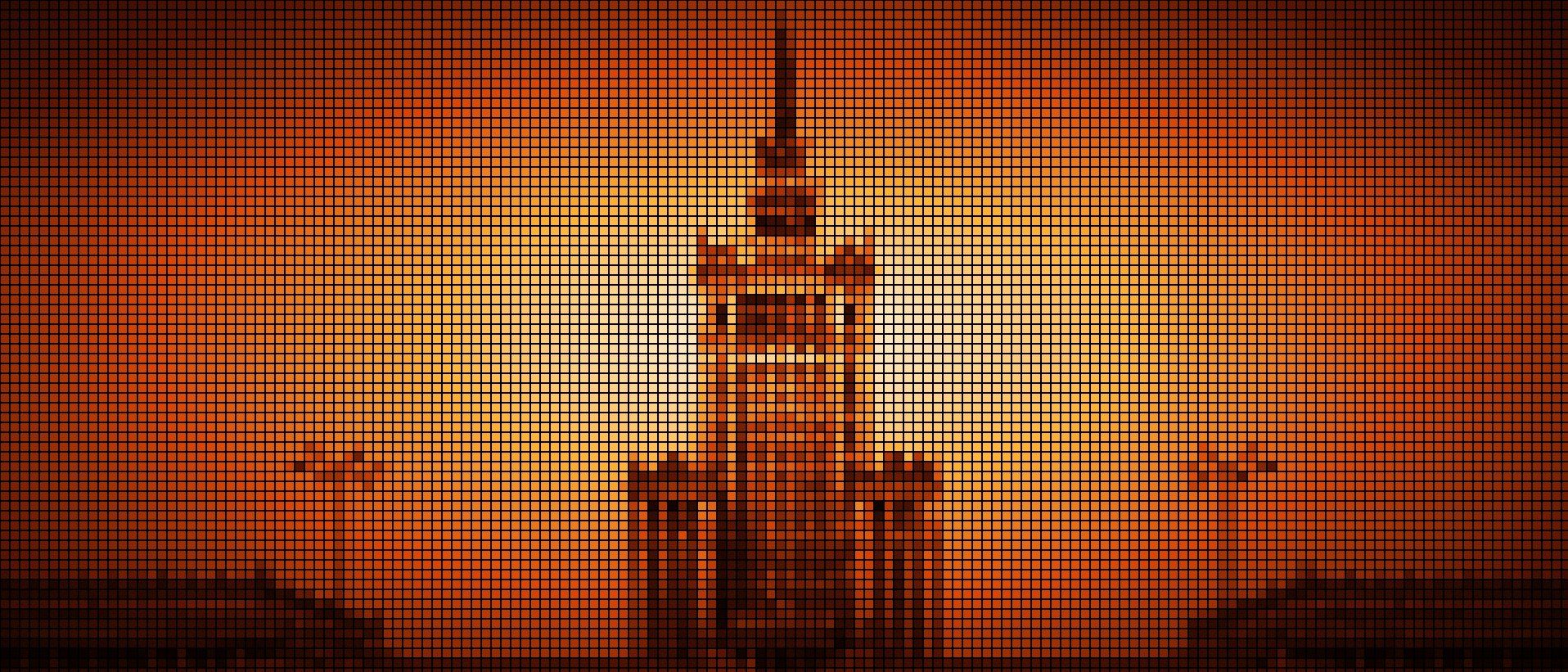 Dot matrix visual